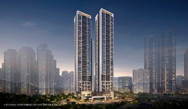 [쌍용 더 플래티넘 서면 투시도]