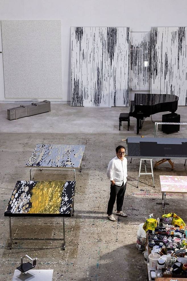 제3회 하인두예술상 수상한 박종규 작가. 사진=아트조선스페이스 제공 *재판매 및 DB 금지