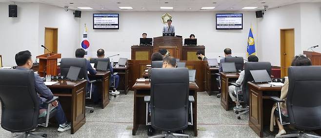 [산청=뉴시스] 제306회 산청군의회 제1차 정례회 폐회 (사진=산청군 제공) 2025.06.23. photo@newsis.com  *재판매 및 DB 금지