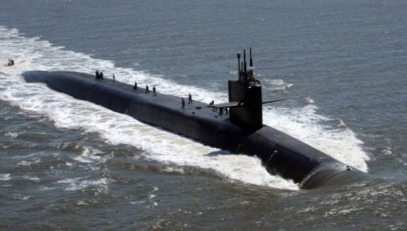 핵 추진 순항미사일 잠수함인 플로리다함(SSGN 728). 자료사진