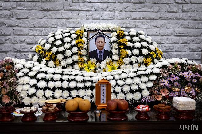 6월10일 충남 태안군 태안군보건의료원 상례원에 고 김충현씨의 빈소가 마련되어 있다. ⓒ시사IN 박미소