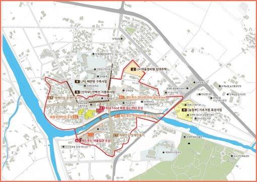 장계면 도시재생활성화사업 계획 ⓒ장수군