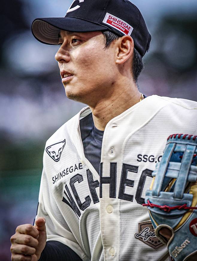 SSG 랜더스 외야수 김성욱. /사진=SSG 랜더스 제공