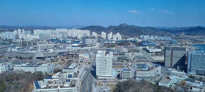 세종정부청사가 있는 세종시 일대. 중도일보 자료사진