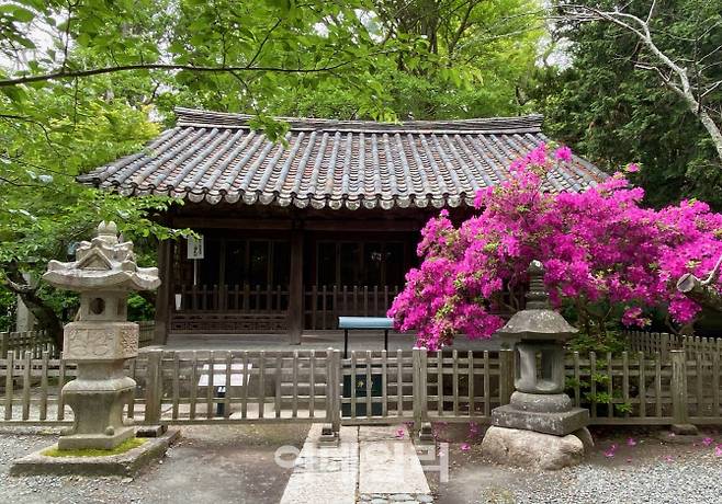 일본 고덕원에 있던 조선시대 왕실 사당 건축물 관월당. (사진=국가유산청)