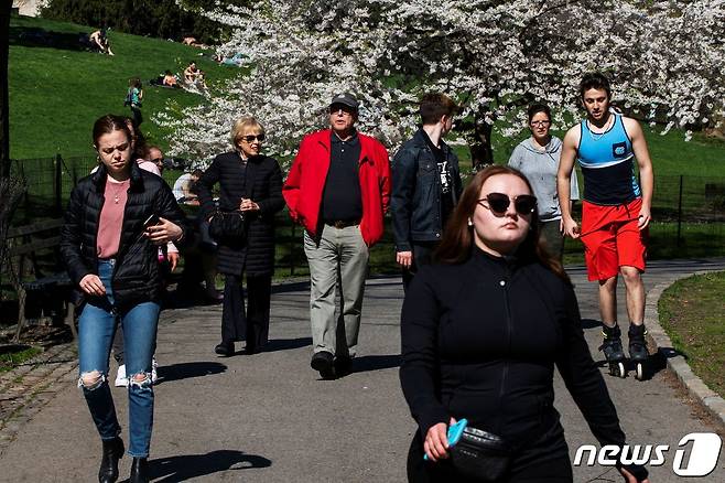뉴욕 센트럴 파크 자료사진. ⓒ 로이터=뉴스1 ⓒ News1 우동명 기자