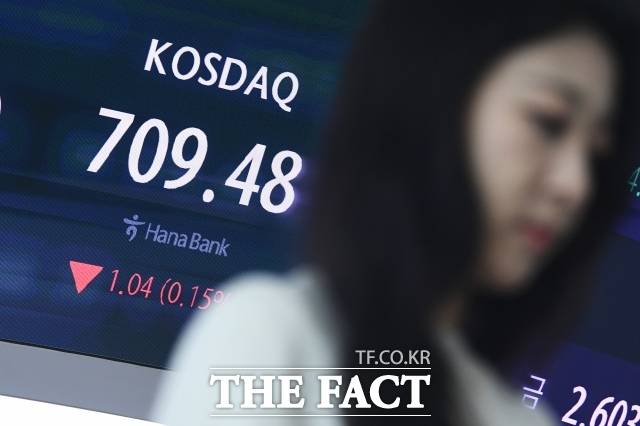 24일 한국거래소에 따르면 코스닥은 장중 11개월 만에 800선을 돌파했으나 코스피 대비 상승 흐름이 저조하다는 평가가 나온다. 사진은 기사 내용과 무관함. /서예원 기자