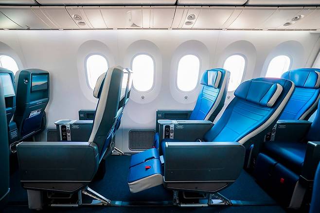 Air Premia's Wide Premium seats./Air Premia