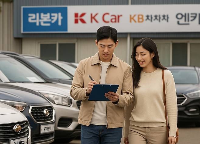 중고차 매장(기사 이해를 돕기 위한 이미지) 사진=챗GPT 제작