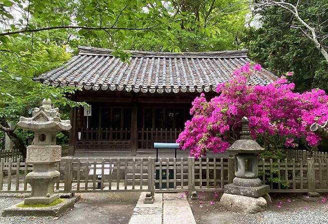 해체 전 일본에 있던 관월당 (사진=국가유산청)