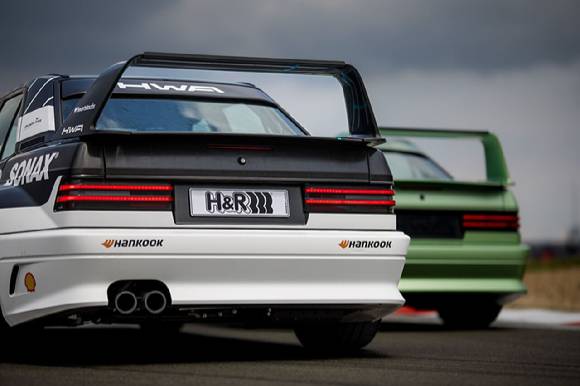 한국타이어의 '벤투스 에보 Z'를 장착한 'HWA EVO' 차량. [사진=한국타이어앤테크놀로지]