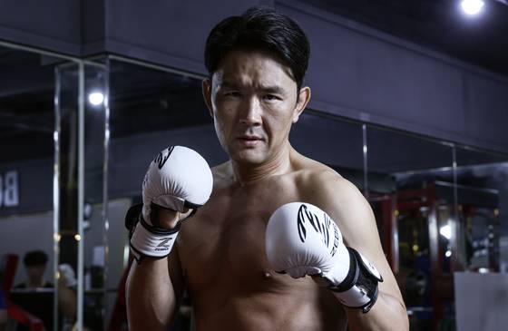 윤형빈은 "현재 82kg까지 감량해 계약 체중까진 3kg 남았다"고 밝혔다. 김성룡 기자