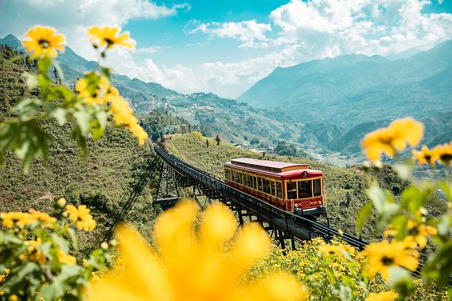 베트남 사파 판시판 산 모노레일 / 사진=하나투어