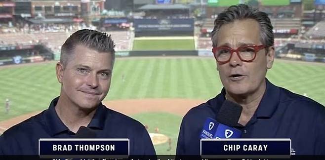 [서울=뉴시스] 미국 메이저리그(MLB) 중계 도중 실수로 동성애 혐오 표현을 내뱉은 아나운서가 처벌을 면했다. (사진=데일리매일 갈무리) 2025.06.23 *재판매 및 DB 금지