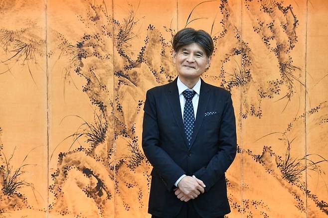 [서울=뉴시스] 일본 사찰 고토쿠인(高徳院)의 사토 다카오 주지 (사진=국가유산청 제공) 2025.06.24. photo@newsis.com *재판매 및 DB 금지