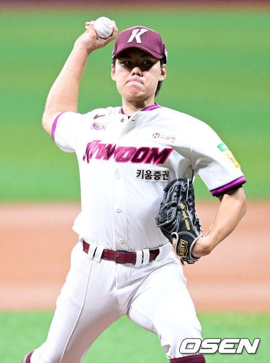 키움 히어로즈 김윤하. /OSEN DB