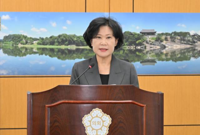 ▲박미경 진주시의원. ⓒ진주시의회