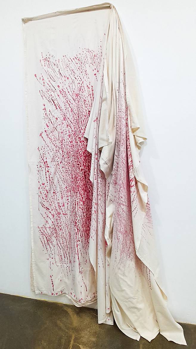 ‘부작함초(不作鹹草)’(265×195㎝)