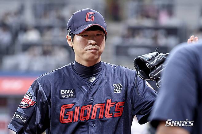 롯데 구승민이 23일 1군 엔트리에서 말소됐다. 올 시즌 3번째 말소다. 사진제공|롯데 자이언츠