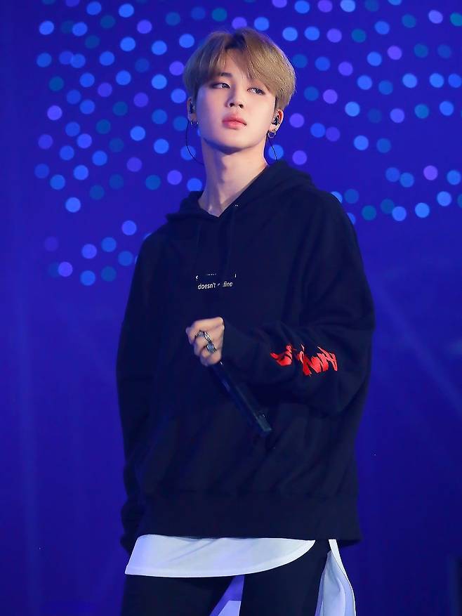 방탄소년단 지민, 美 스포티파이 'K팝 원톱 파워'