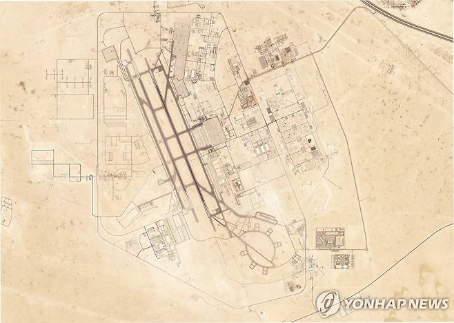카타르내 알 우데이드 미군기지의 15일 모습(자료사진) [AP 연합뉴스 자료사진 재판매 및 DB금지]