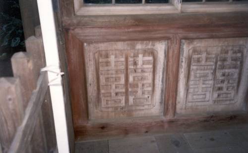 관월당 건물 하부 벽체  국가유산청이 2008년 발간한 '국외소재 근대문화유산 기초조사연구' 보고서에 실린 내용. 사진 원 출처는 김정동 목원대학교 건축학부 명예교수의 저서 '일본을 걷는다'(1997). [국가유산청 제공. 재판매 및 DB 금지]