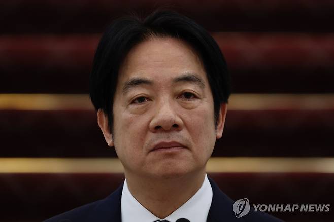 대만 라이칭더 총통 [EPA 연합뉴스 자료사진. 재판매 및 DB금지]
