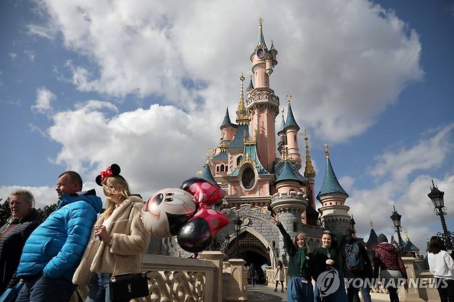 파리 디즈니랜드 [EPA 연합뉴스 자료사진 재판매 및 DB 금지]