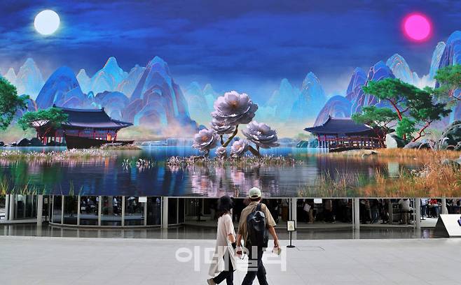 2025 오사카 간사이 엑스포 한국관 외부 전경