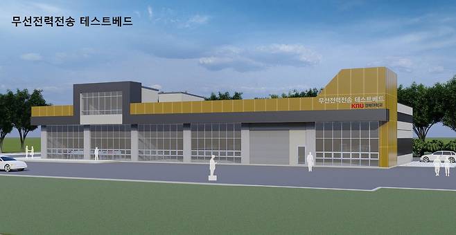 무선전력전송 실환경 테스트베드 조감도. (출처 : 과학기술정보통신부)