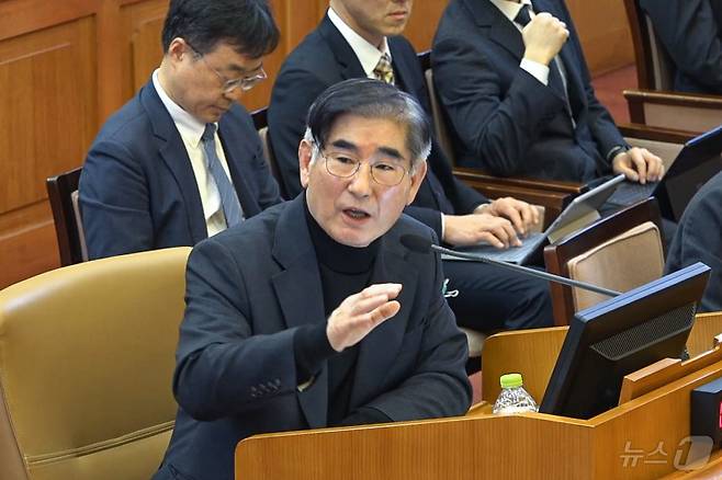 김용현 전 국방부 장관. (헌법재판소 제공) 2025.1.23/뉴스1