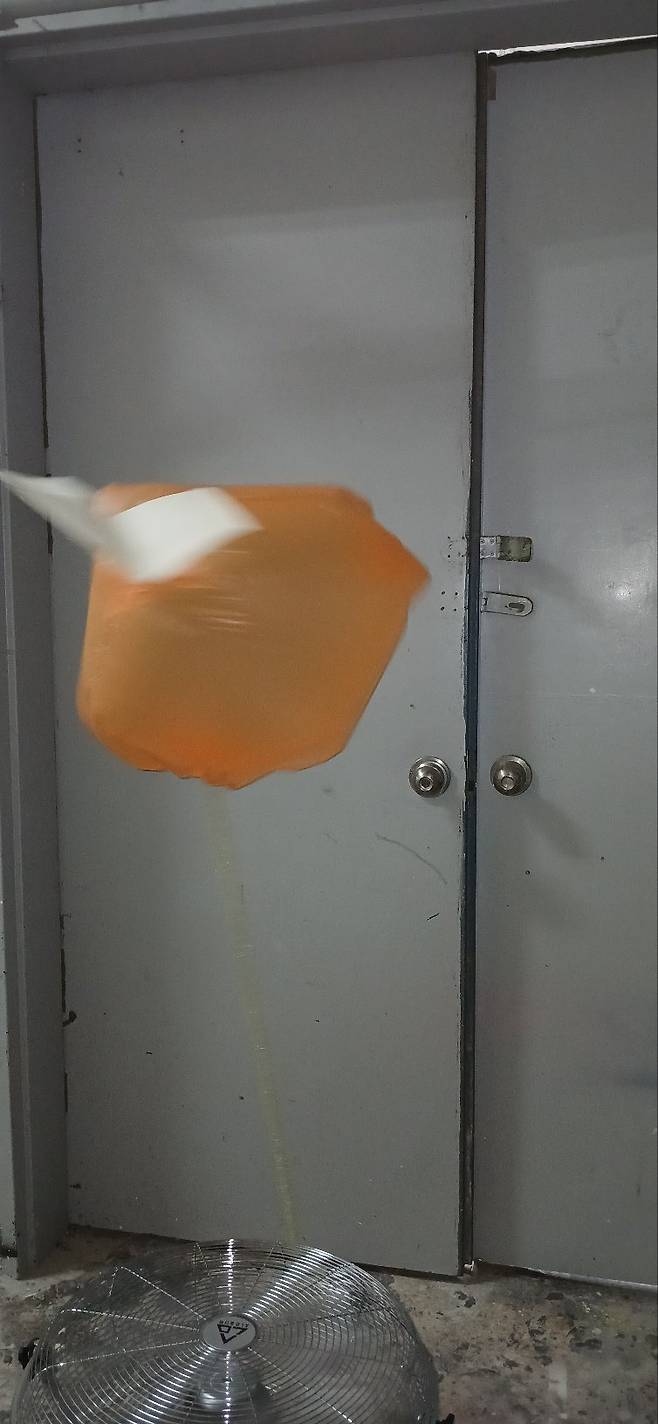 만들기) 돌아가는 비닐봉지 얼굴