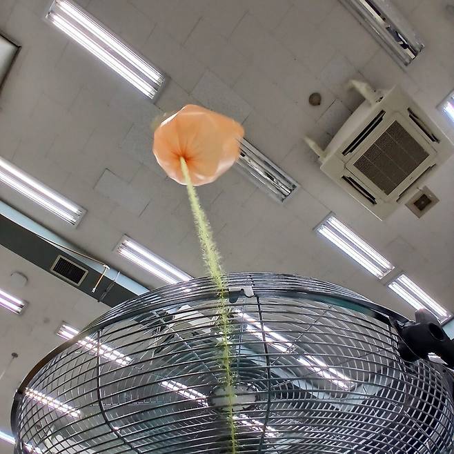 만들기) 돌아가는 비닐봉지 얼굴