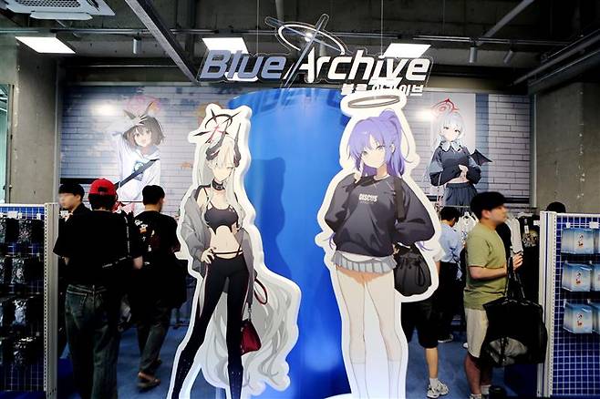 홍대 블루아카이브 팝업스토어 내부. 넥슨 제공