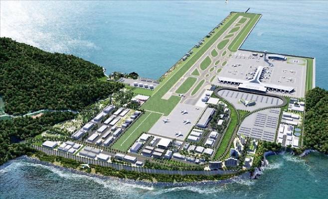 부산 가덕도 신공항 조감도. 국토부 제공