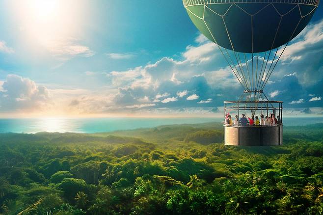 정글리아 오키나와 ‘호라이즌 벌룬’.