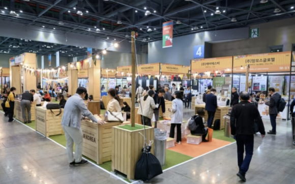 지난해 개최된 ‘G FAIR KOREA 2024’ 전시회. 올해는 오는 10월 30일부터 11월 1일까지 고양 킨텍스에서 열린다. 경기도경제과학진흥원 제공