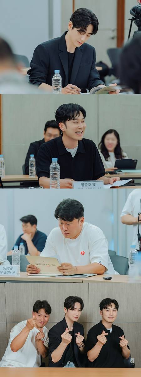 티빙 새 오리지널 시리즈 '로또 1등도 출근합니다' 대본리딩 현장 [티빙 제공. 재판매 및 DB 금지]