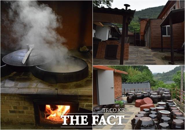 성 대표를 만난 날, 가마솥에 불을 지펴 조청을 끓이고 있었다. 그는 현재 체험을 위해 찾은 이들이 머무를 수 있는 공간을 만드는 작업이 한창이었다. /이철영 기자