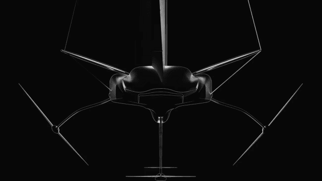 페라리의 경주용 요트 ‘하이퍼세일’ 외관 디자인 (사진=페라리)