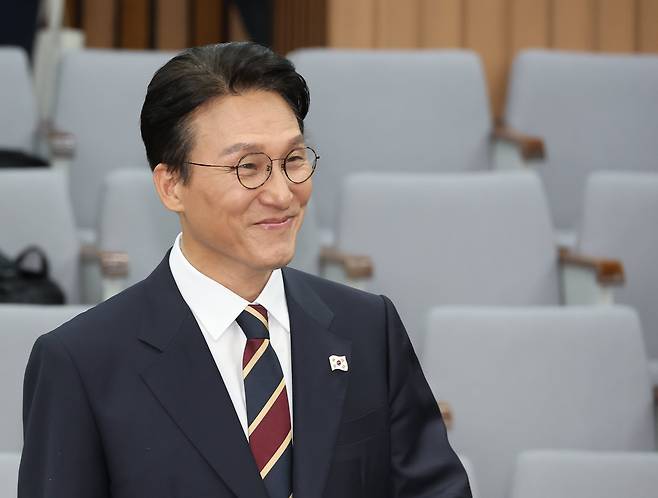 김민석 국무총리 후보자가 6월 25일 서울 국회에서 이틀째 열린 인사청문회에 출석하고 있다. / 연합뉴스