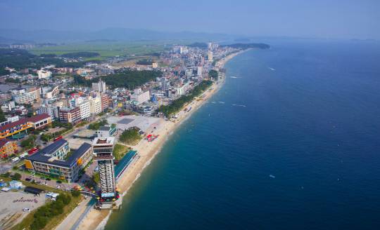 충남 보령시 대천해수욕장 전경. 충남도 제공.