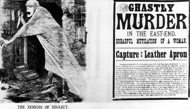 19세기 영국 런던의 연쇄살인범 ‘잭 더 리퍼’를 소재로 한 관광 투어가 상업적 인기를 끌고 있는 가운데, 현지 주민과 전문가들은 피해자를 조롱하는 비윤리적 행위라며 반발하고 있다. (사진=게티이미지코리아)