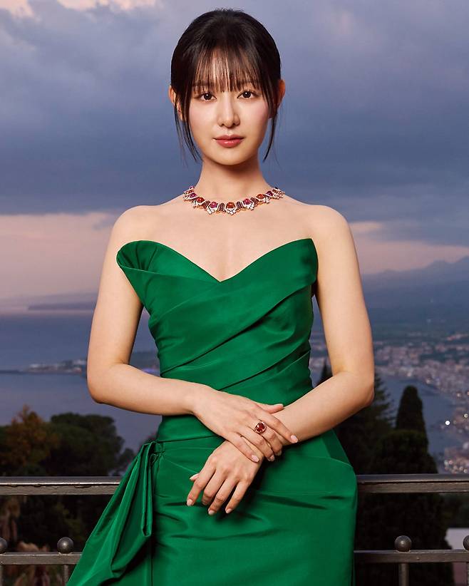 폴리크로마 이벤트에 참석한 배우 김지원.