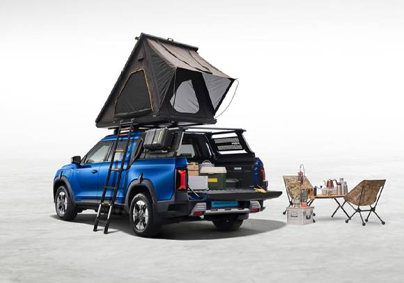 KGM '무쏘 EV' 커스터마이징. [사진=KG모빌리티]