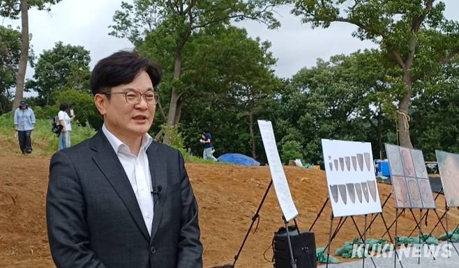 김병수 시장이 '김포 신안리 유적'을 도시브랜드 강화의 핵심 자산으로 만들겠다는 뜻을 밝혔다.&nbsp;