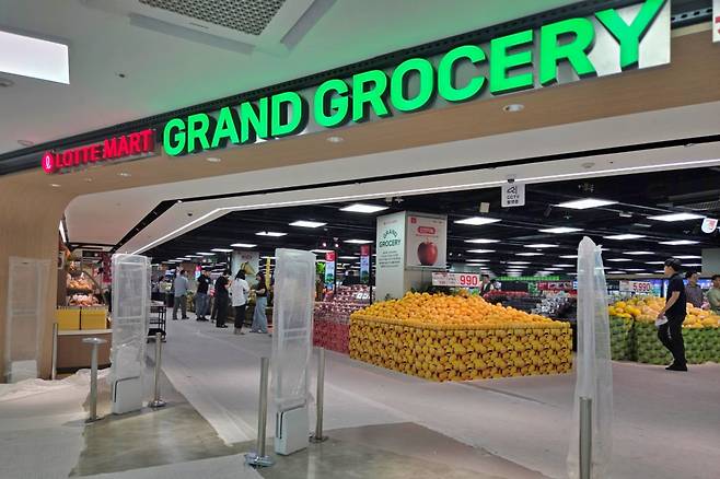 롯데마트 그랑그로서리 구리점 매장 전경. /사진제공=롯데마트