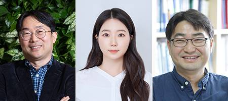 포스텍(포항공대) 환경공학부·시스템생명공학과정·융합대학원 황동수 교수(왼쪽부터), 환경연구소 최지민 교수, 화학공학과 이기라 교수.