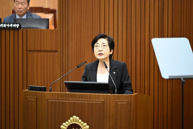 지역구 이순열 시의원은 주민 의견을 토대로 반대 입장을 분명히 하고 있다. 사진=시의회 제공.