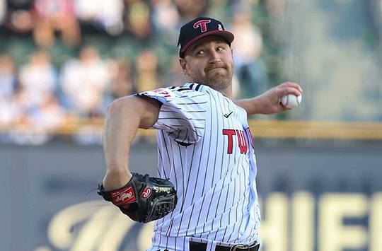 LG 왼손 에이스 디트릭 엔스(사진=LG)